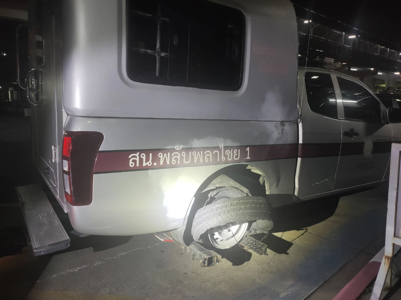 บก.น. 6สั่งสอบภาพรถควบคุมผู้ต้องหาชนผู้บาดเจ็บ