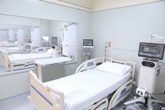 เตรียมพร้อมโรงพยาบาลสนาม ICU สำหรับผู้ป่วยโควิด-19 ระดับสีแดง