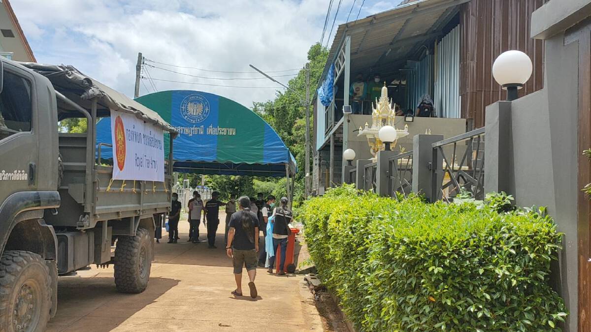 คลัสเตอร์แรงงานต่างด้าว  บริษัทก่อสร้างทน.สุราษฎร์ธานี