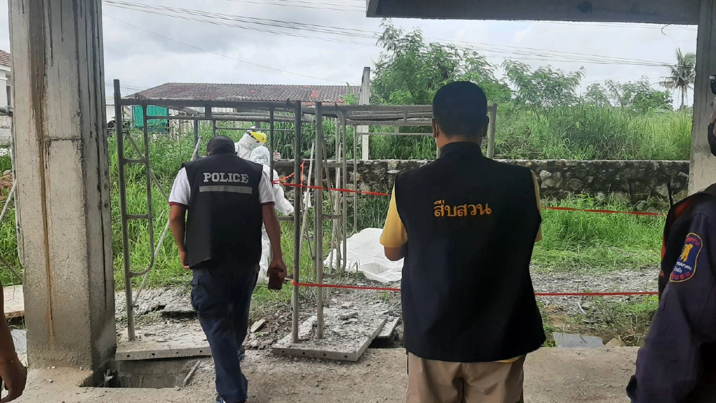 คนงานพม่าก้มหยิบลวดเชื่อมพลาดตกจากที่สูงกว่า 30 เมตรเสียชีวิต