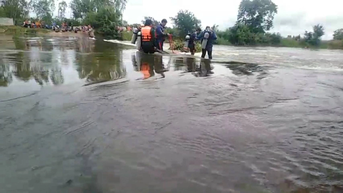 หนุ่มใหญ่ออกหาปลาถูกกระแสน้ำล้นฝายพัดร่างจมเสียชีวิต