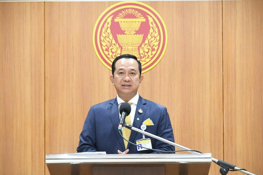 นายณัฏฐ์ชนน ศรีก่อเกื้อ ส.ส.สงขลา ภูมิใจไทย โฆษกคณะกรรมาธิการการตำรวจ 