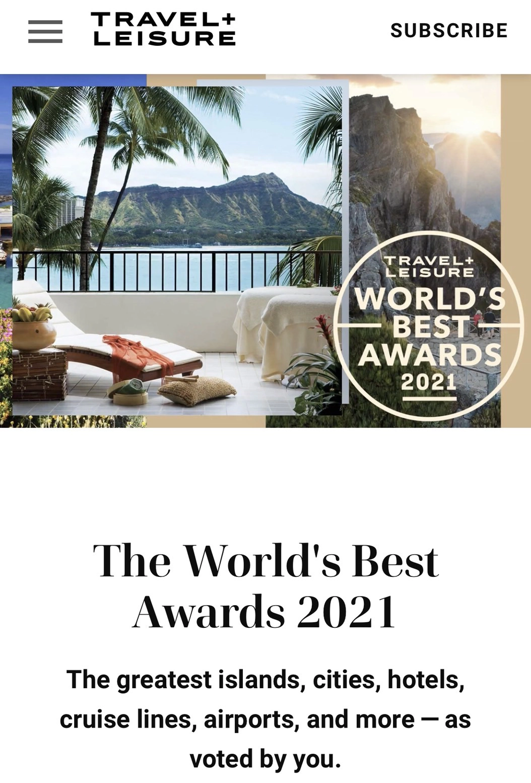 “เกาะสมุย” อันดับ 7 เกาะที่ดีสุดของโลก