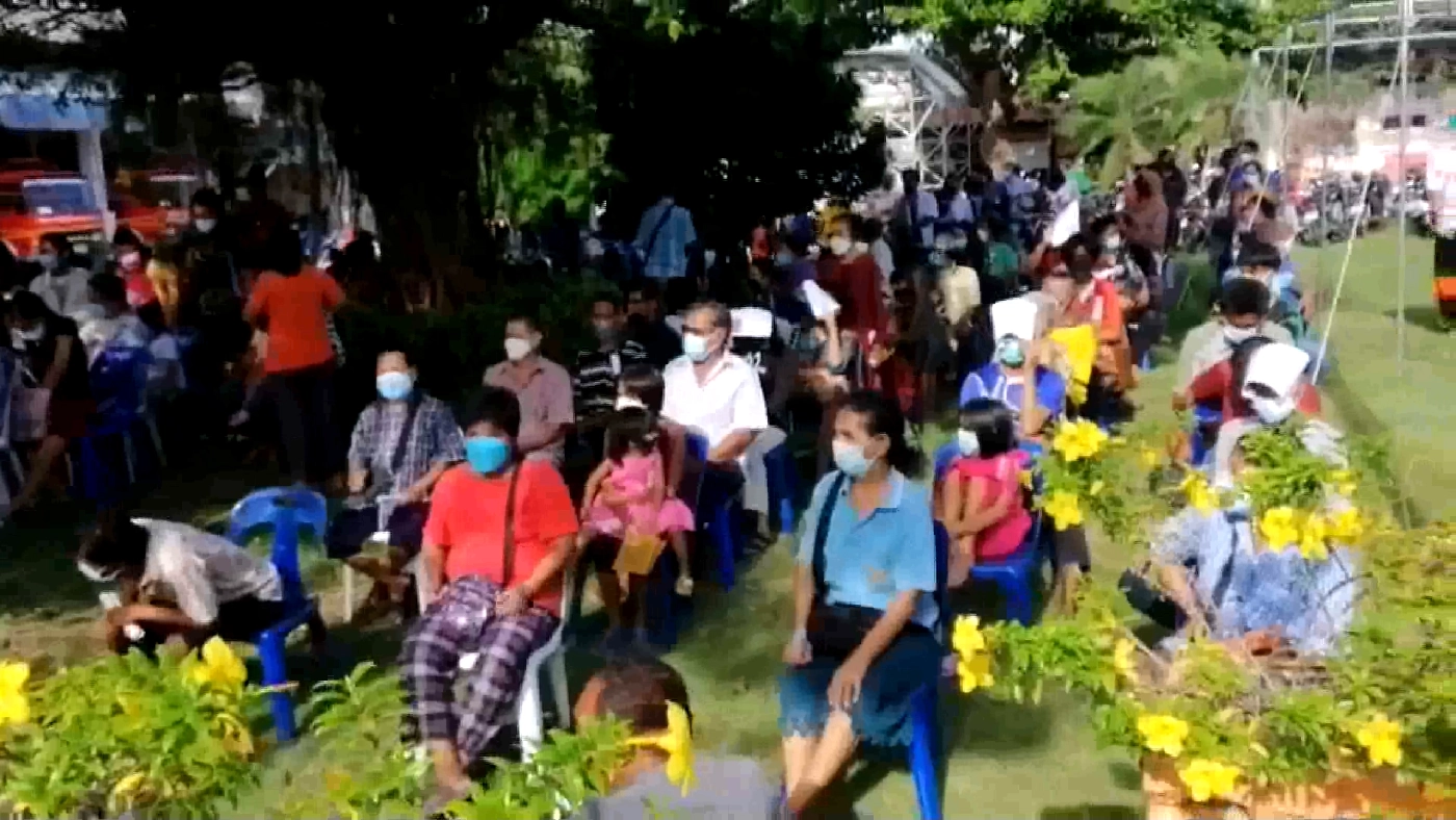 เมืองคอนอนุมัติวัคซีนกรณีพิเศษพ่อค้าแม่ค้า 3 อำเภอระบาดหนัก