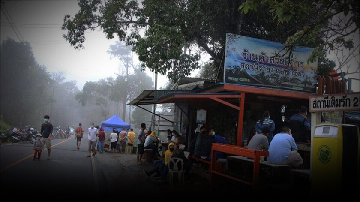 ร้านค้าสวัสดิการทหารอากาศ บริเวณผาตรอมใจ อุทยานแห่งชาติเขาใหญ่