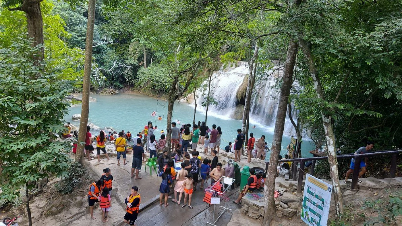 ประกาศดีเดย์เปิดน้ำตกเอราวัณ บริการนักท่องเที่ยวแบบไป-กลับเริ่ม 10 ก.ย. 64