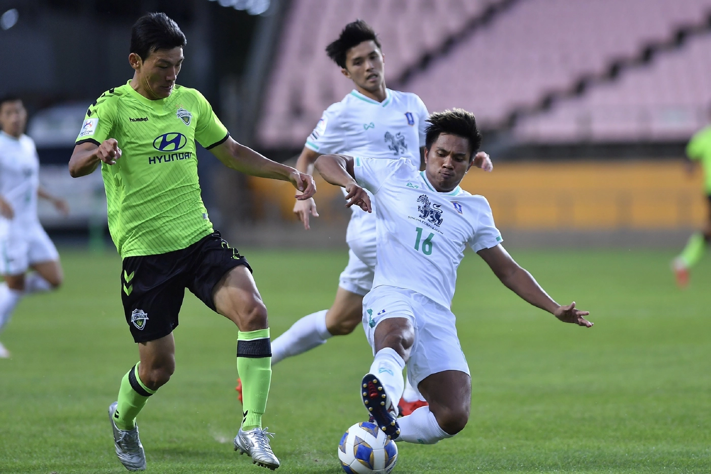 "บีจี ปทุม"ดวลโทษพ่าย"ชุนบุค"ร่วง16ทีมเอซีแอล