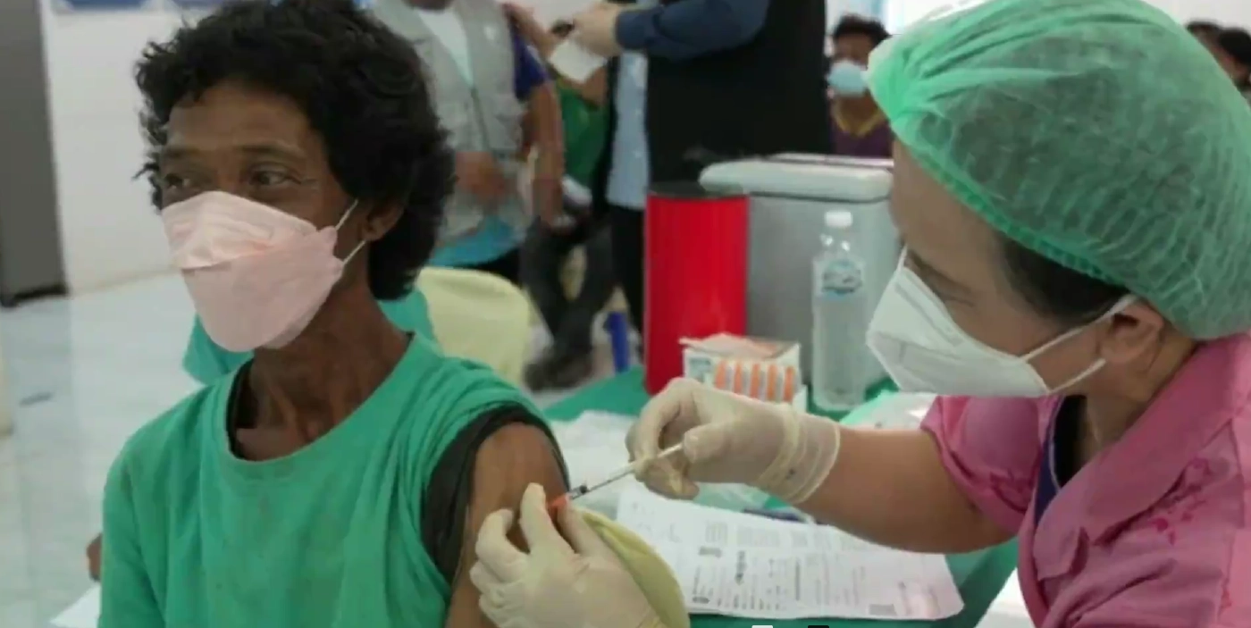 มลาบรี ชนเผ่าตองเหลืองได้วัคซีนพระราชทาทชิโนฟาร์ม