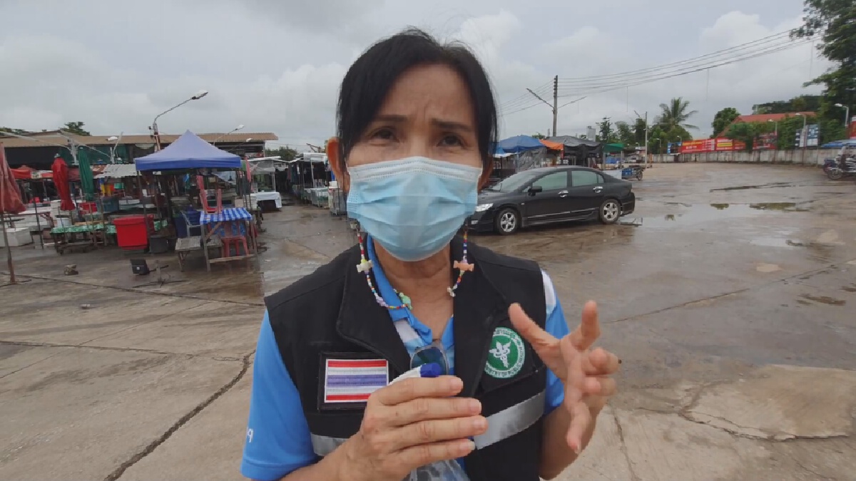 เร่งตรวจ400รายตลาดไทยศิริ3หลังพบแม่ค้าติดโควิดแล้ว2ราย