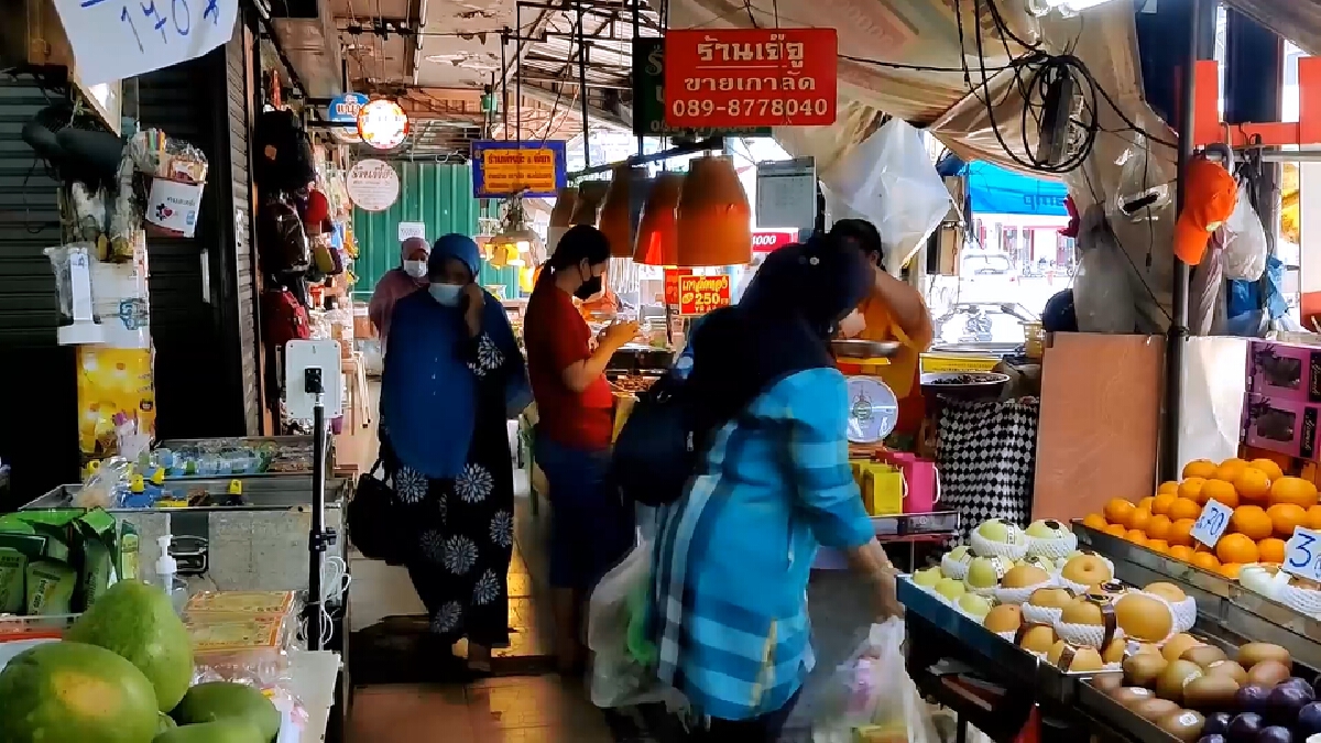 ตลาดกิมหยง กลับมาคึกคัก หลังรัฐผ่อนคลาย