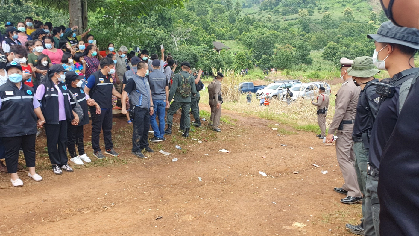 เปิดภาพเจอตัว"น้องจีน่า"ชาวบ้าน-ทีมค้นหาโห่ร้องดีใจ