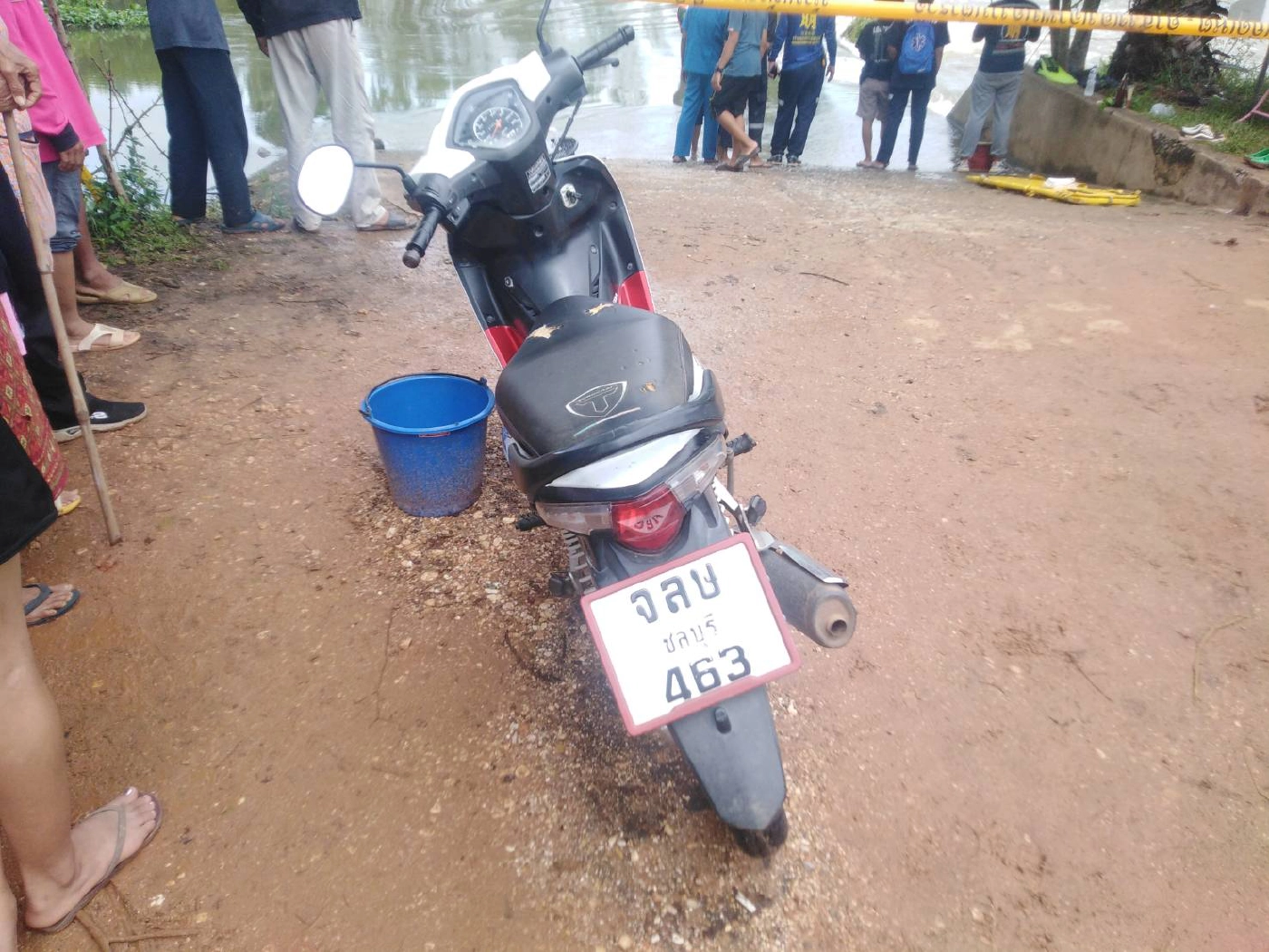 หนุ่มใหญ่ออกหาปลาถูกกระแสน้ำล้นฝายพัดร่างจมเสียชีวิต