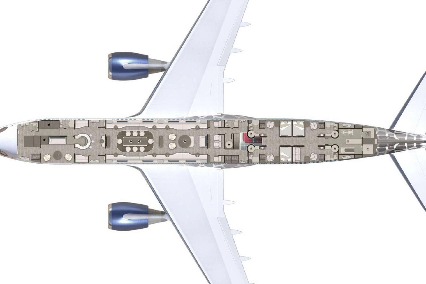 ลุฟฮันซ่า เปิดตัวห้องโดยสารให้ความรู้สึกแบบบินอยู่ใต้ทะเล