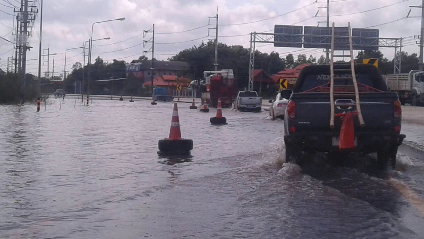 ปภ. แจ้งเตือน ระดับน้ำในแม่น้ำปราจีนบุรีเพิ่มสูงขึ้น