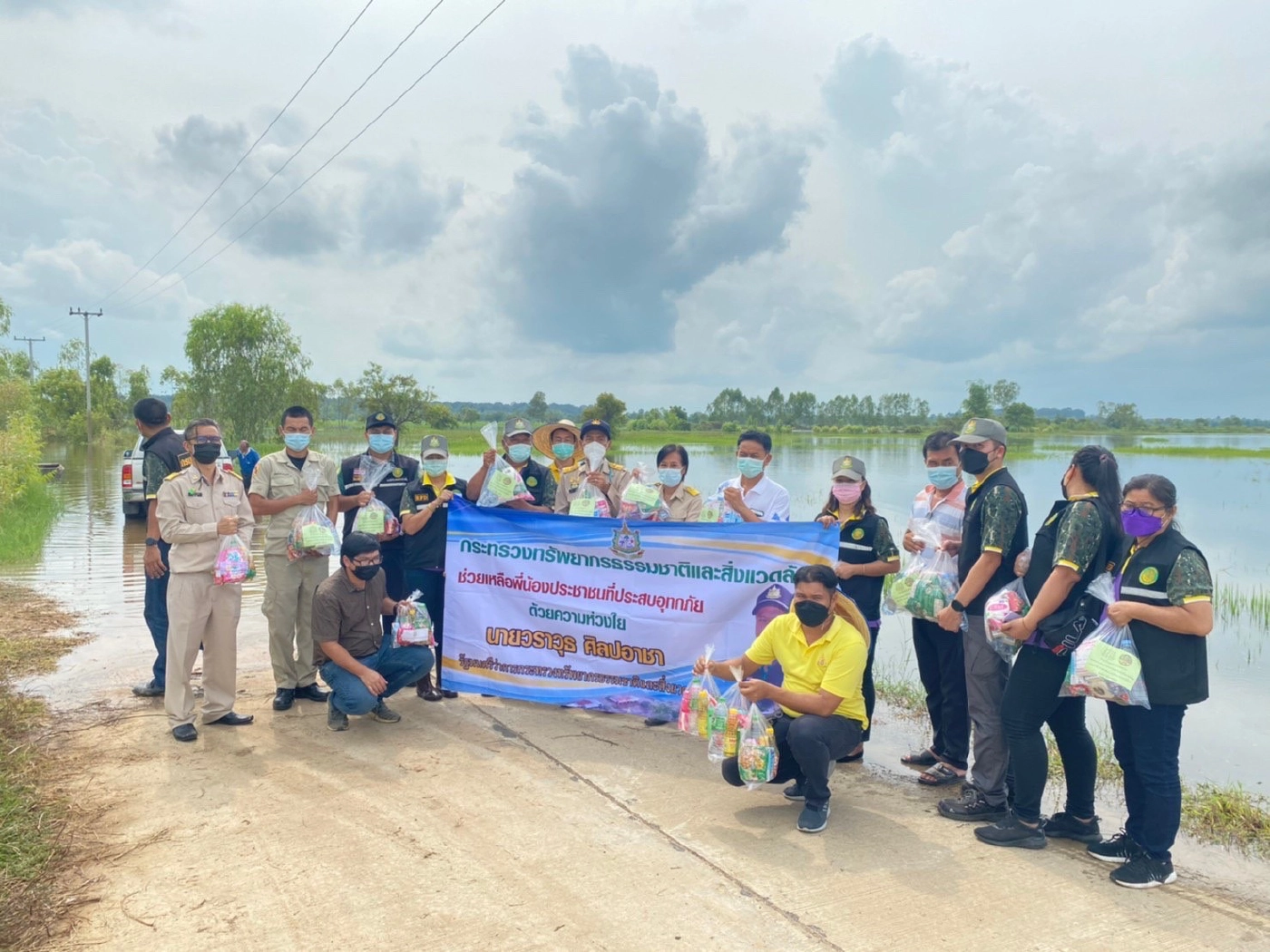 กาฬสินธุ์น้ำชีหนุนสูงท่วมกระจายหลายพื้นที่