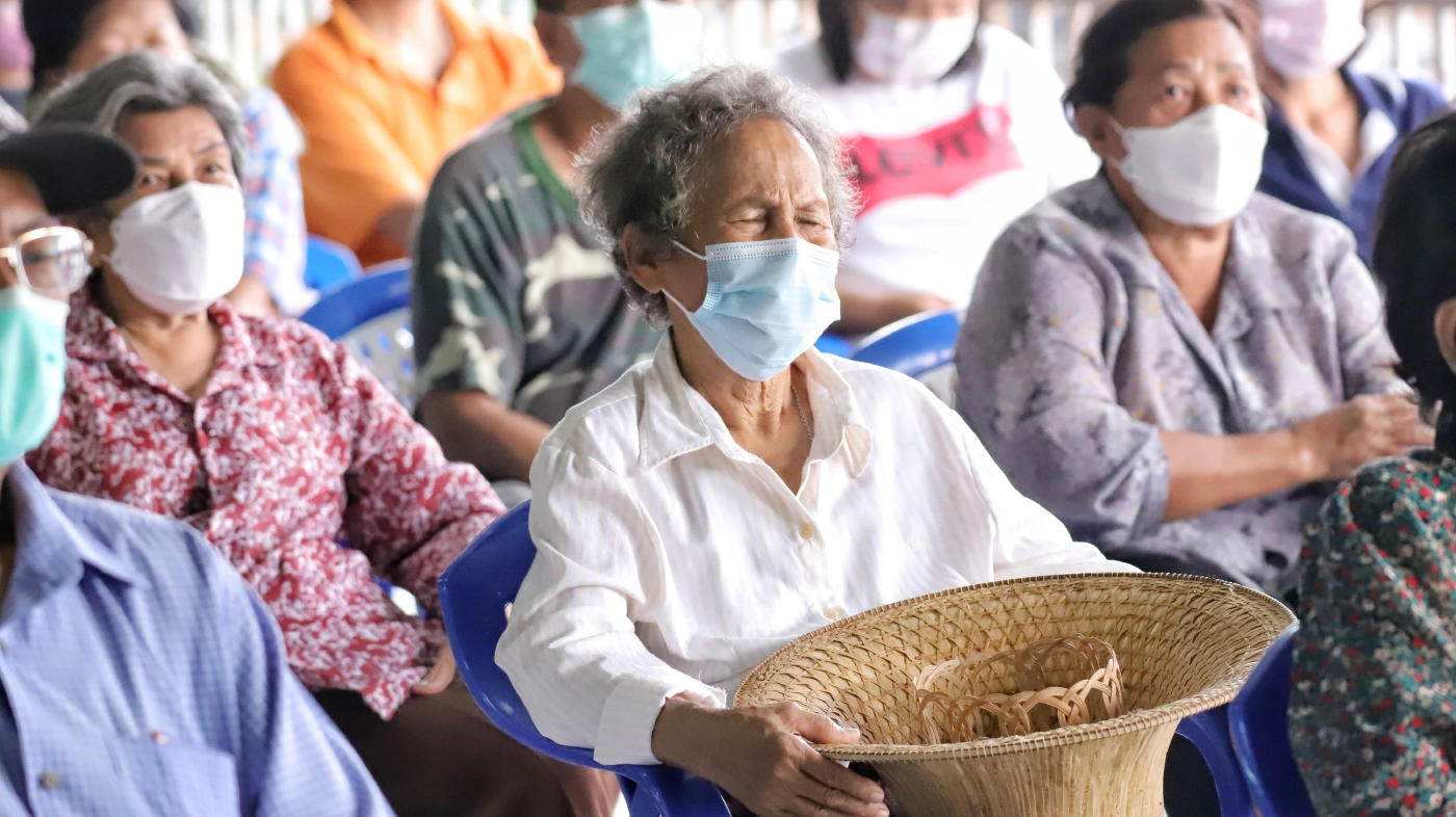 วปอ.รุ่นที่ 63 (ไก่ฟ้า) ร่วมบางจาก คอร์ปอเรชั่น นำคณะลงพื้นที่ปทุมธานี