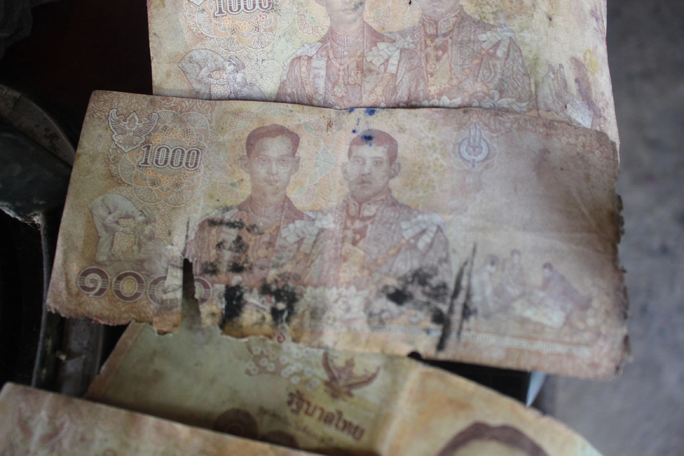 สองตายายเก็บเงินสดไว้ใต้ถุนบ้านนับหมื่น เจออีกทีชำรุดเสียหาย