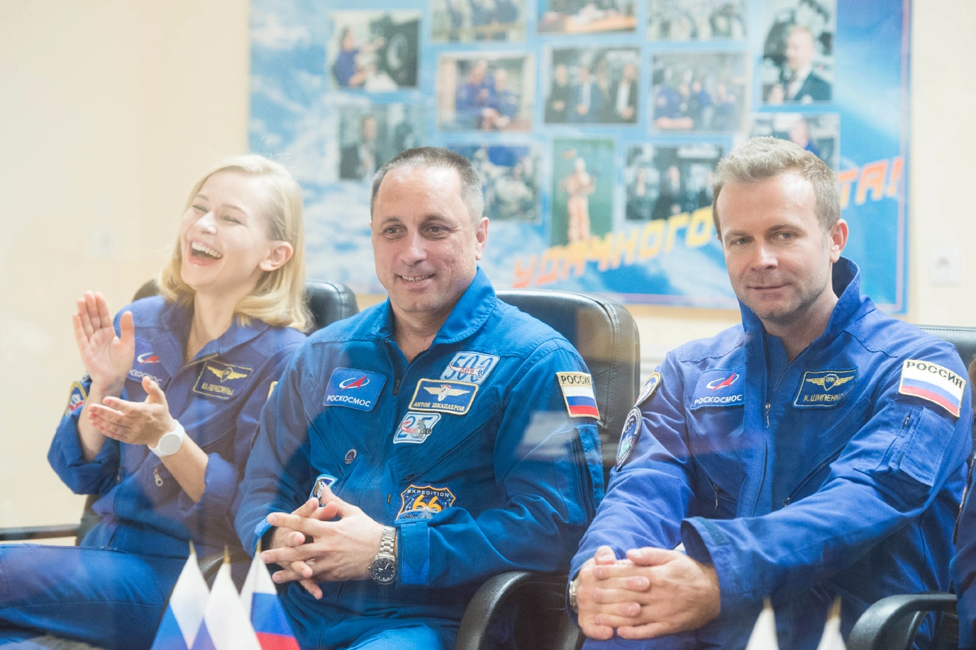 ดาราสาวรัสเซียแซงทอม ครูซ ไปถ่ายหนังในอวกาศคนแรก