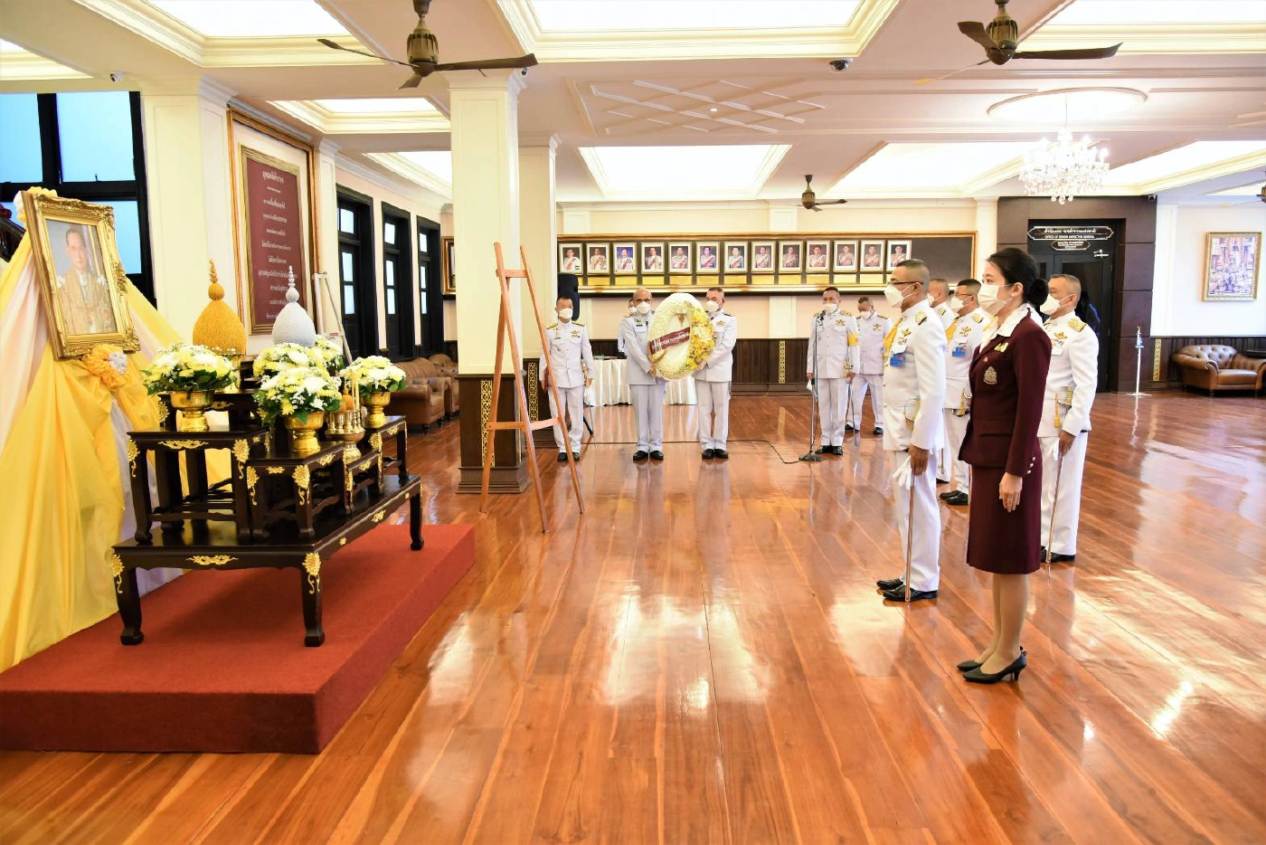 ตร.จัดพิธีบำเพ็ญกุศล น้อมรำลึก ในหลวงรัชกาลที่ ๙