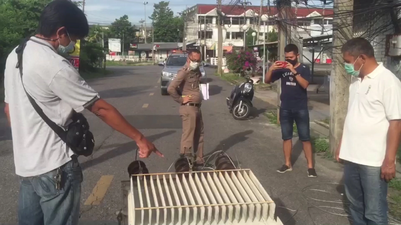 โจรแสบเล่นใหญ่ ปีนขโมยหม้อแปลงหนัก 1 ตัน แต่เอาไปไม่ได้