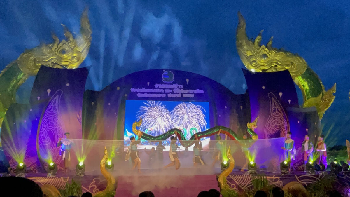 จัดใหญ่งานบั้งไฟพญานาครับเฉพาะคนฉีดวัคซีน 2  เข็ม