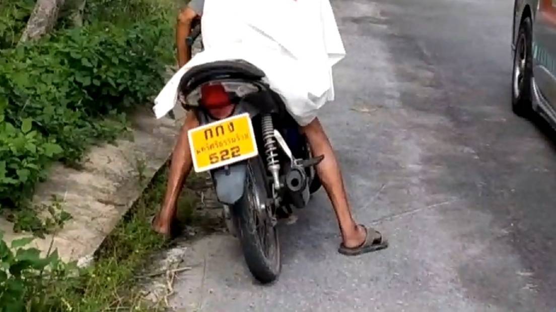 วินจยย.รับจ้างติดโควิดเสียชีวิตคารถ