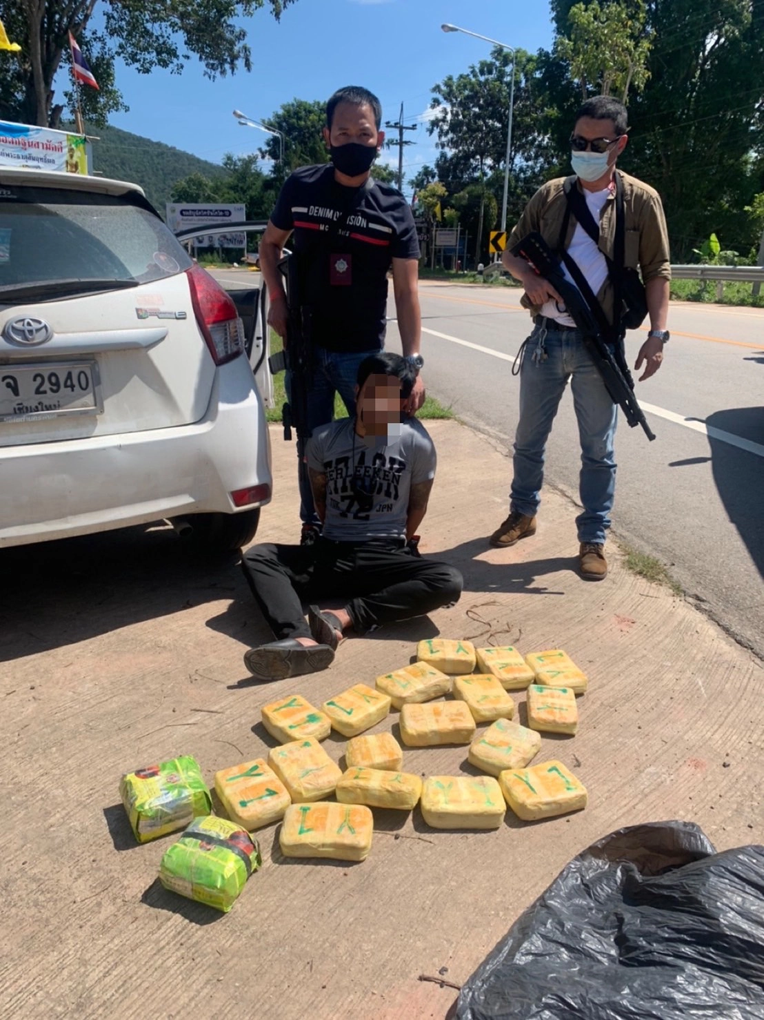 ตร.โชว์ผลงานจับแก๊งค้ายาเชียงใหม่ 