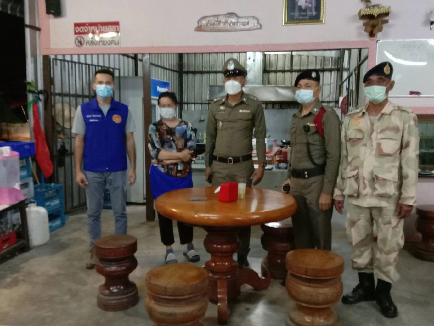 สุ่มตรวจร้านอาหารเมืองแม่ฮ่องสอน-ไม่พบขายเครื่องดื่มแอลกอฮอล์