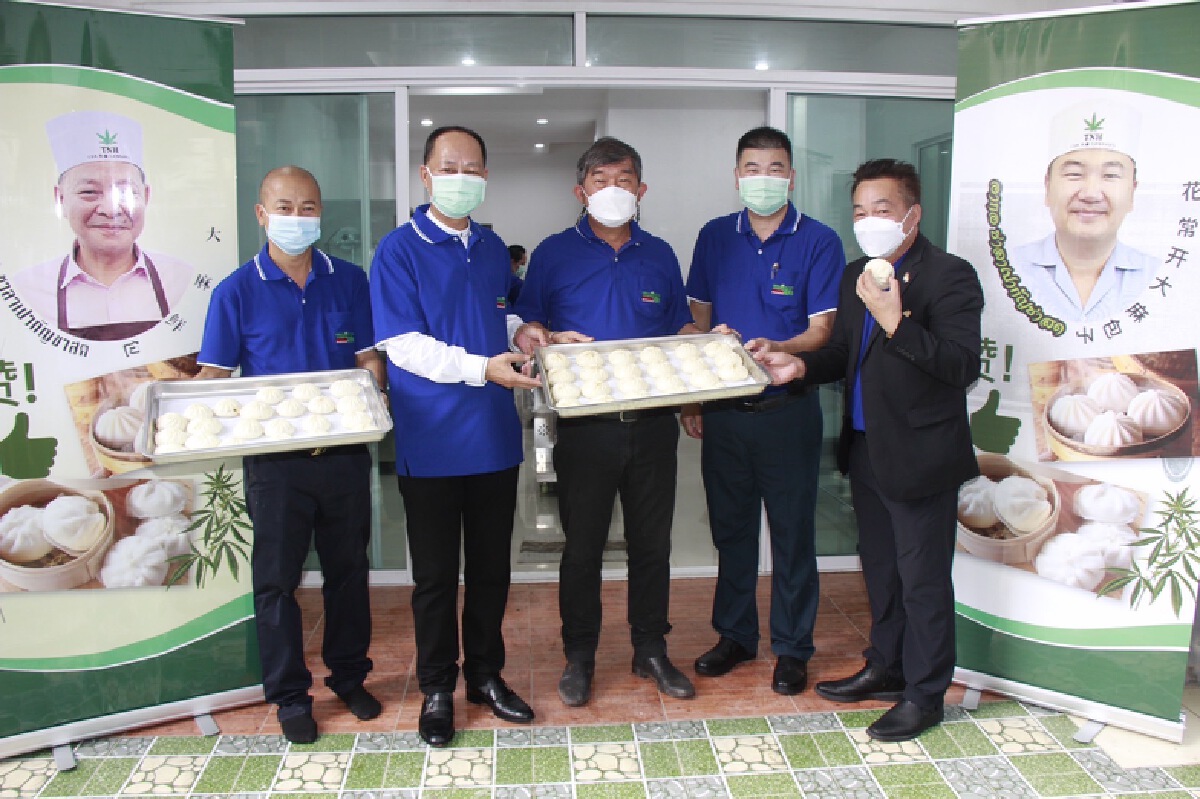 ดร.ธนัท เปิดตัวสมุนไพรอาหารเสริมเพื่อสุขภาพ ชมสาธิตการทำซาลาเปากัญชาสด