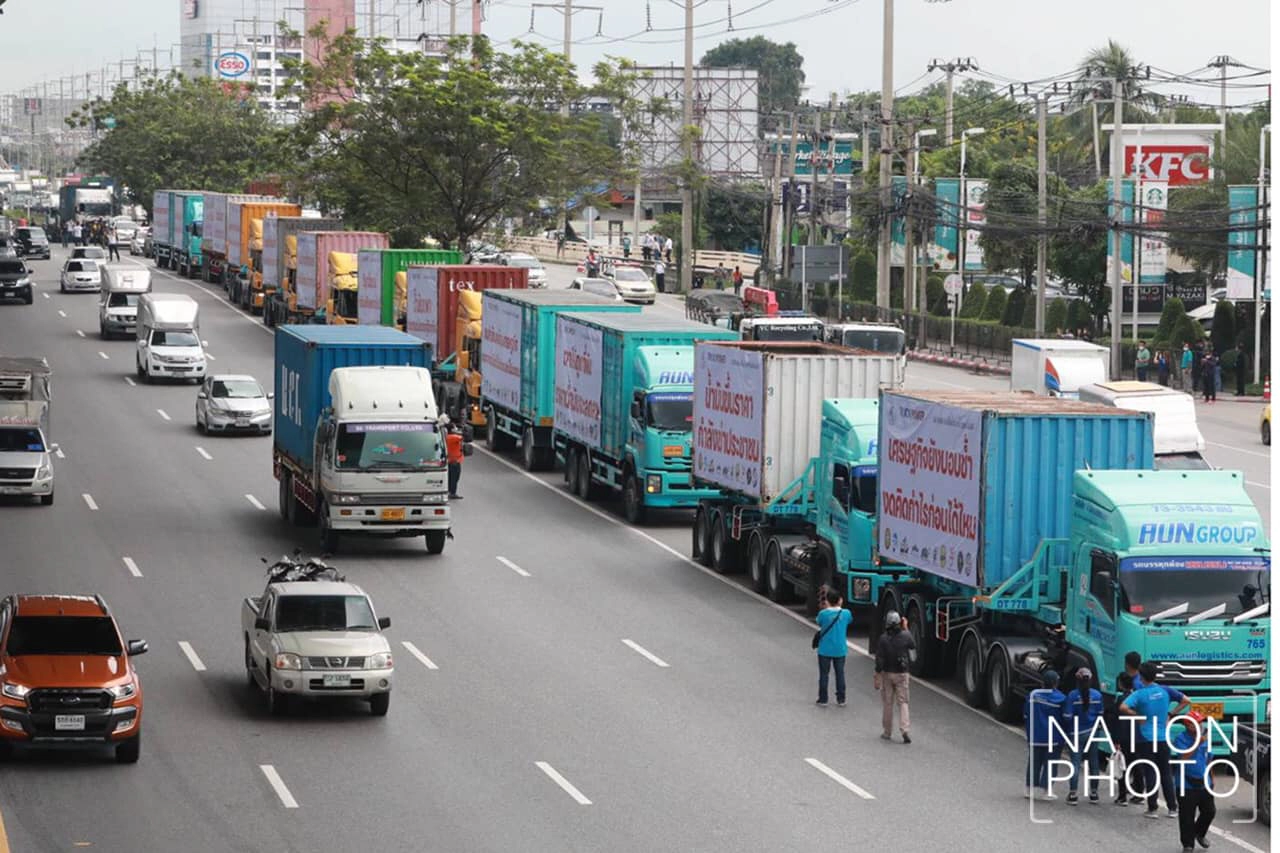น้ำมันดีเซลแพง ประท้วงลดขนส่ง 20% ก.คมนาคม เร่งเคลียร์ สหพันธ์การขนส่งทางบก
