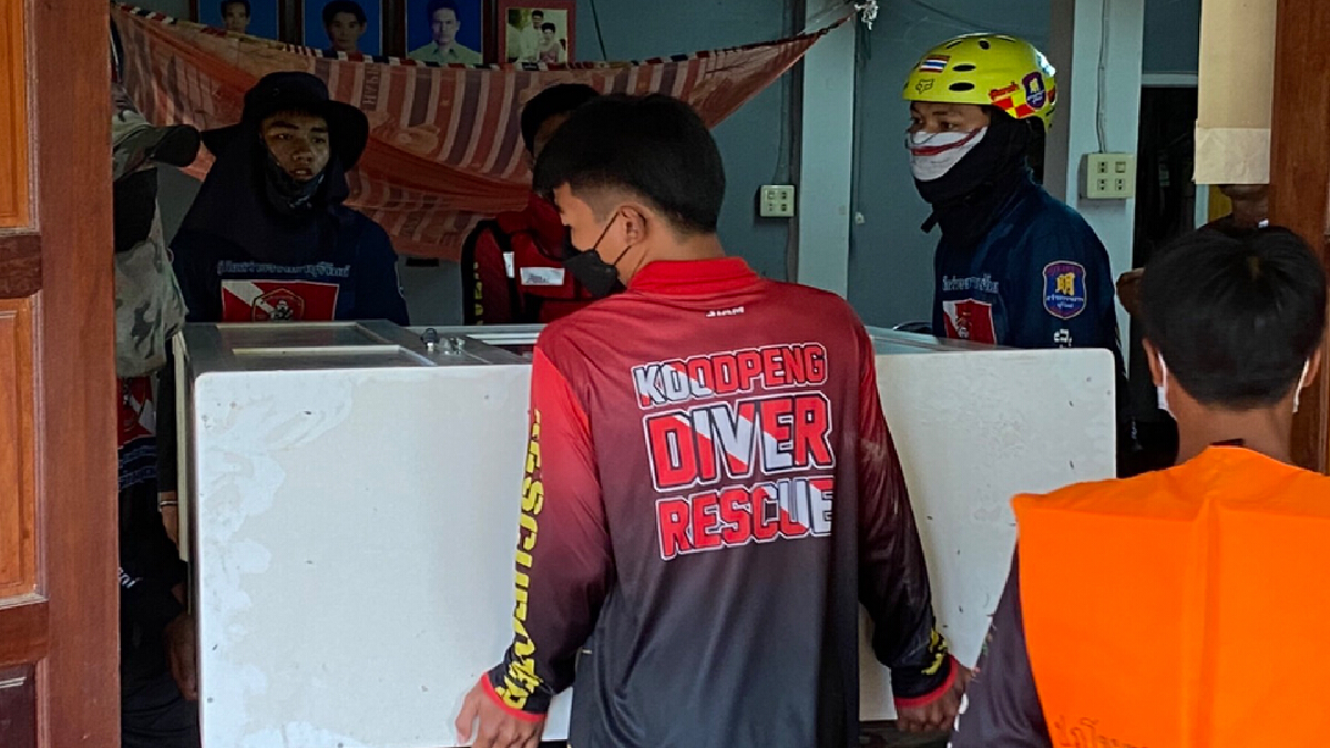 พนังชำรุดทำน้ำทะลักเข้าท่วมหมู่บ้าน อ.จังหาร