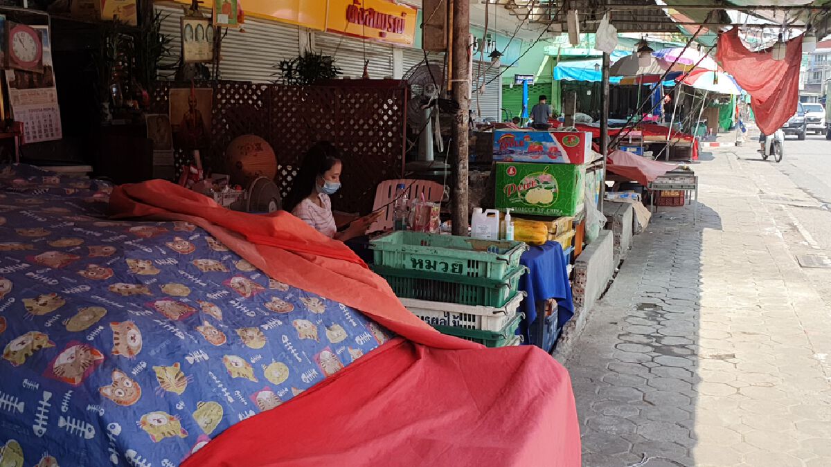 ปิดตลาดเมืองใหม่หลังพบติดเชื้อ95ราย