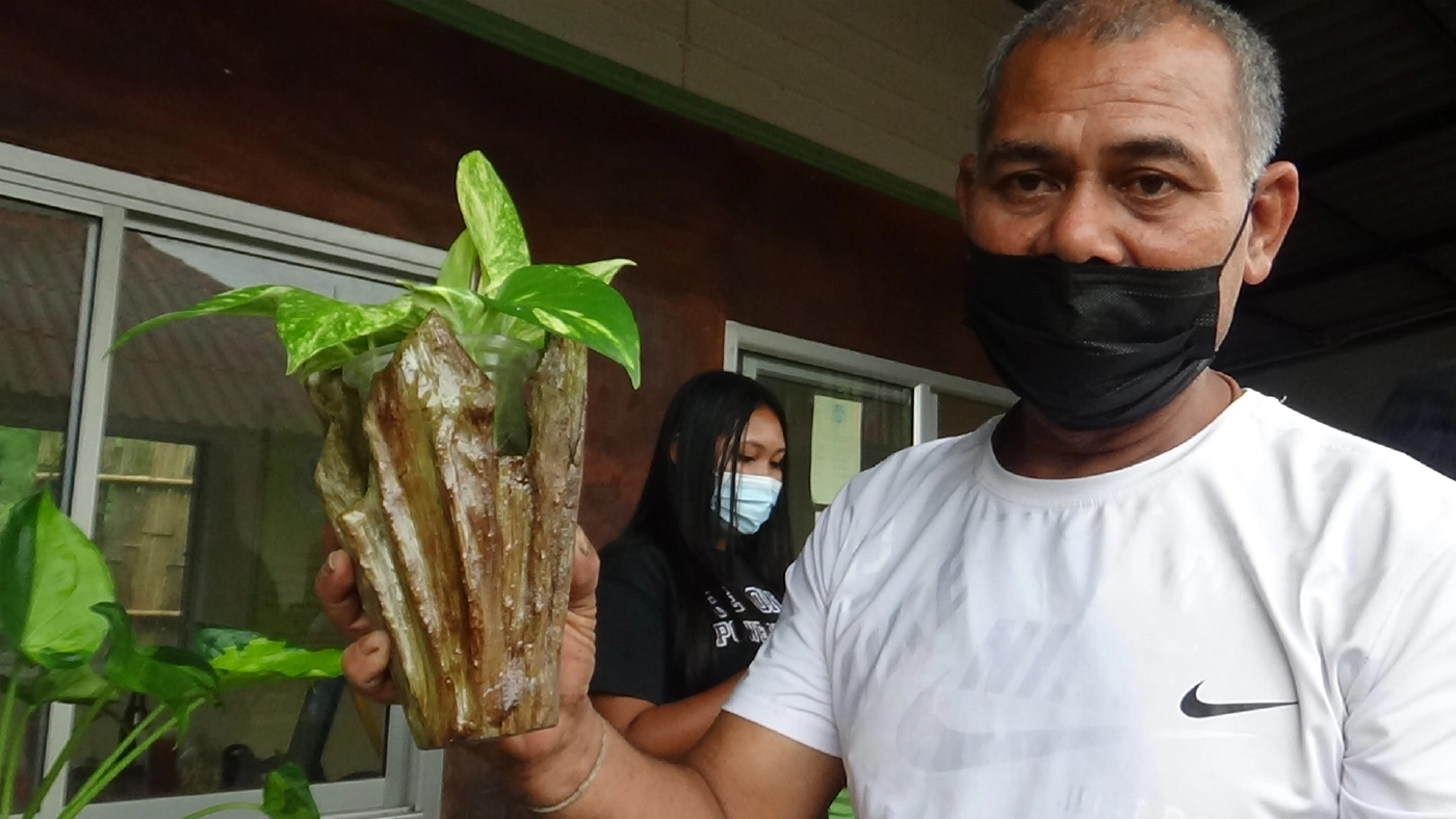 แปลงร่างผ้าไร้ค่าให้มีราคา "กระถางผ้าขี้ริ้ว"