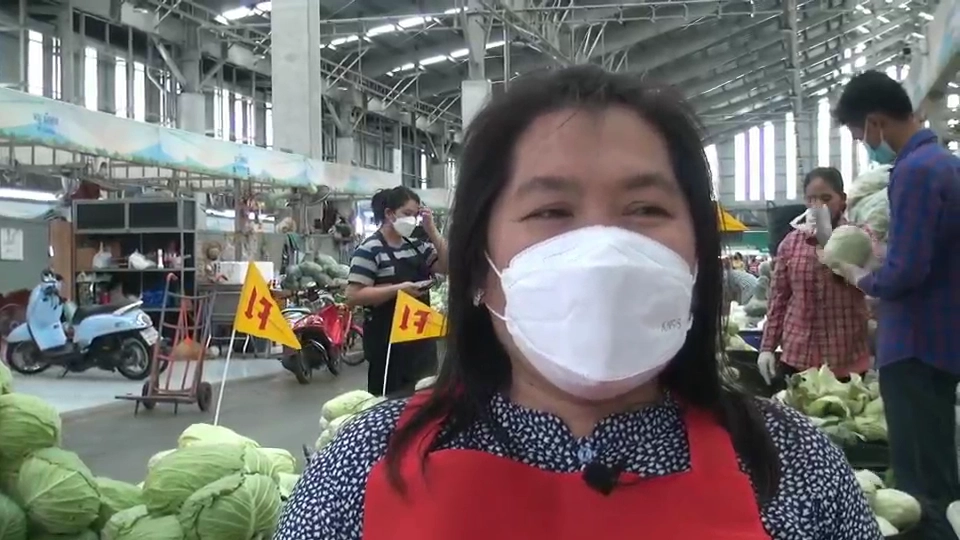 ตลาดสี่มุมเมืองเปิดคลังผักเจ รับเทศกาลกินเจ เข้มมาตรการป้องกันโควิด-19
