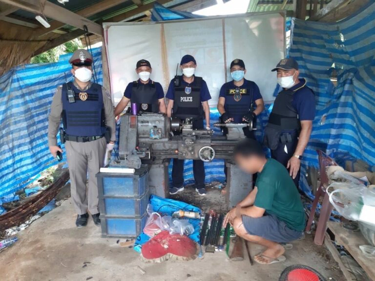 ตำรวจกองปราบฯ จับกุมอาวุธปืนเถื่อน