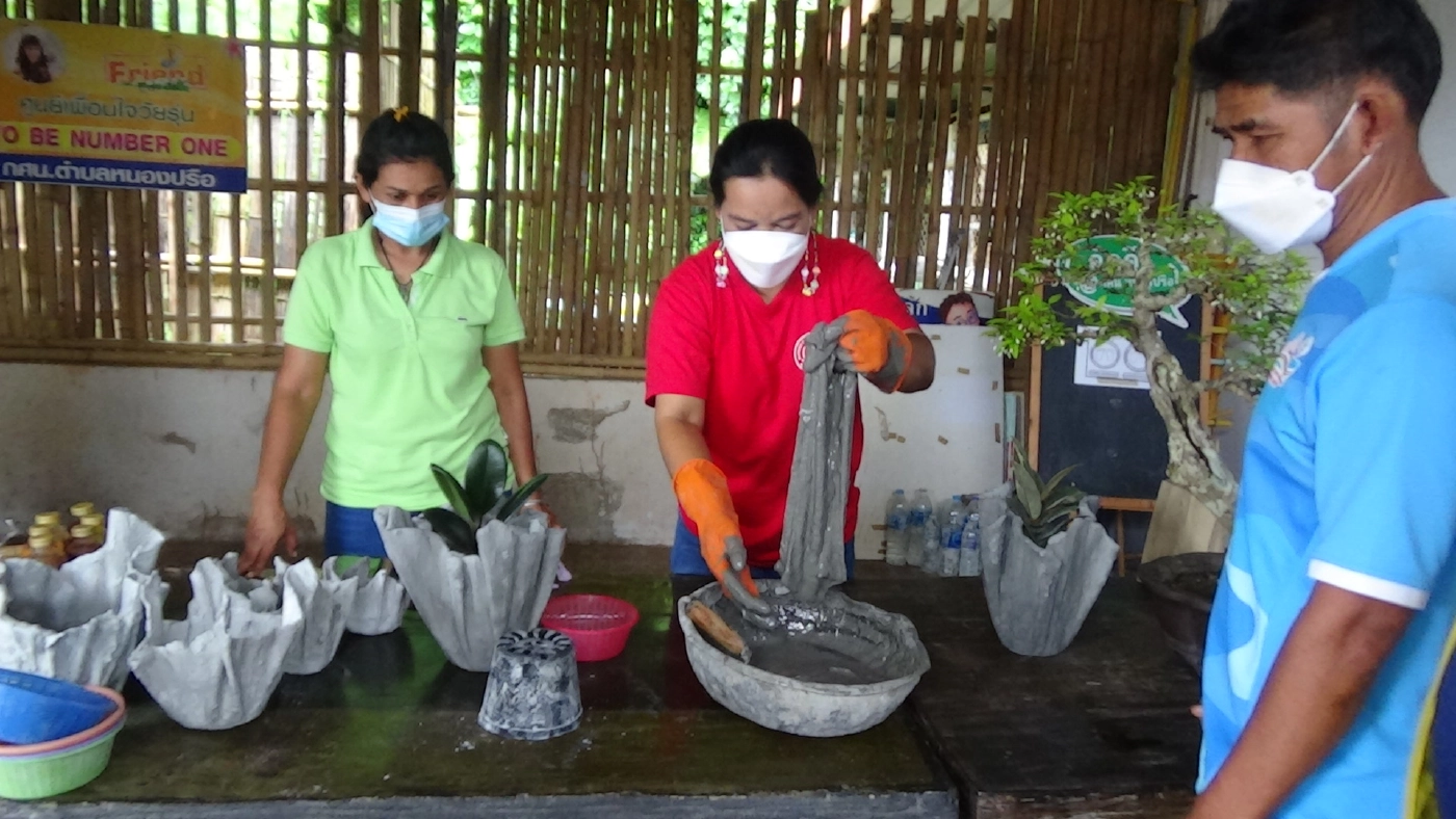 แปลงร่างผ้าไร้ค่าให้มีราคา "กระถางผ้าขี้ริ้ว"