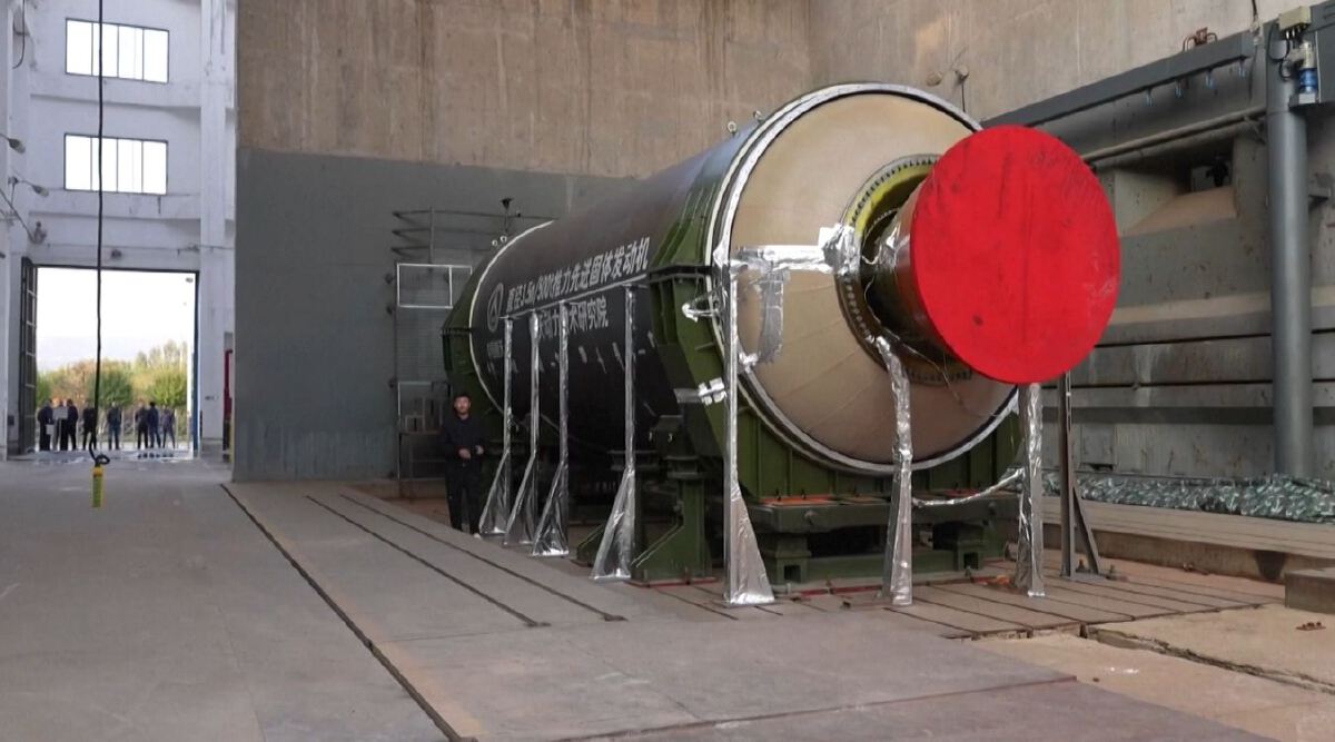 จีนทดสอบเครื่องยนต์จรวดทรงพลังที่สุดในโลก