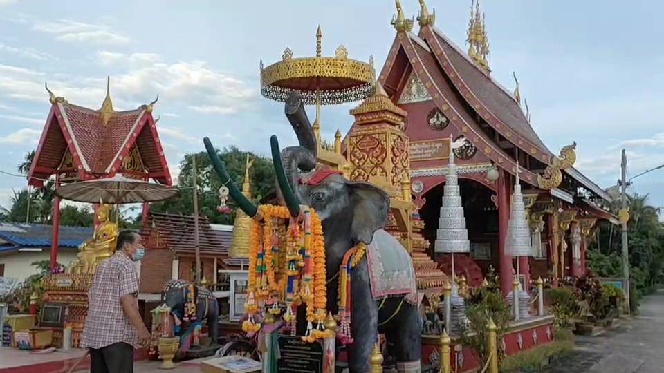 เตรียมทำบุญใหญ่ศาลหลักเมือง-คอพระพุทธรูปศรีสองเมืองหัก