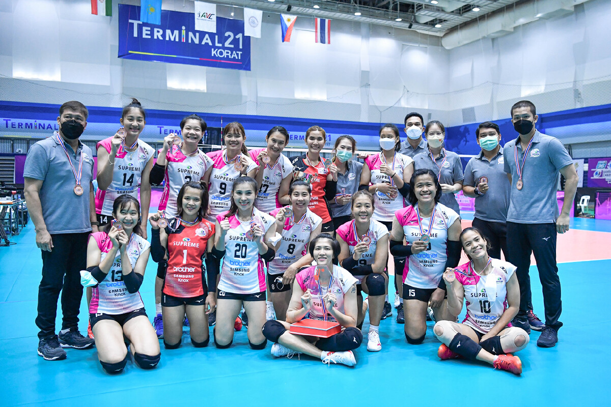 สุพรีมฯ คว่ำ ไซปา 3 เซต คว้าที่ 3 ศึกชิงแชมป์สโมสรเอเชีย