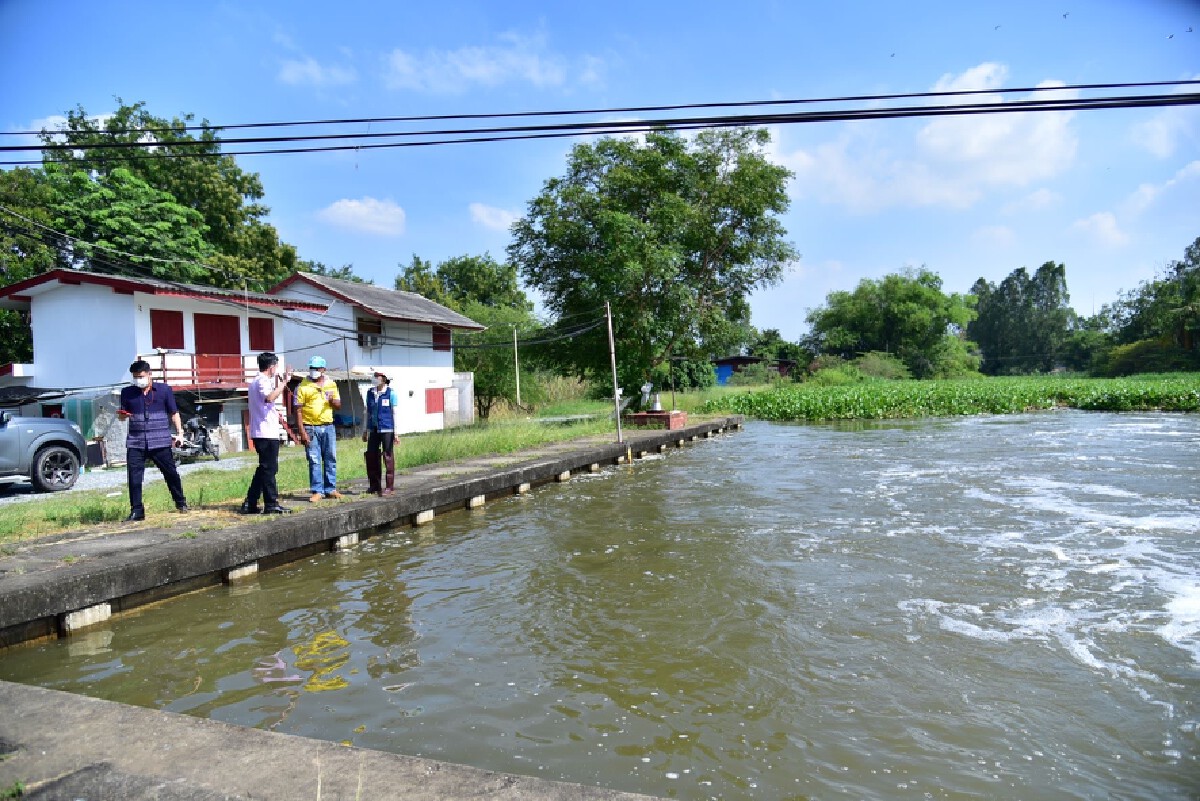 สถานการณ์อุทกภัยพื้นที่ติดริมแม่น้ำท่าจีนและพื้นที่ลุ่ม