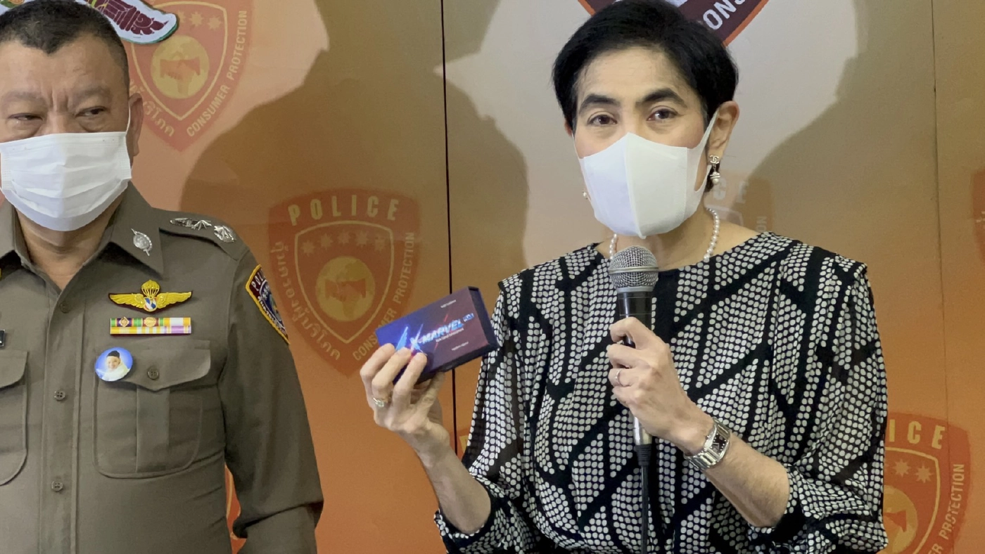 ตำรวจ ปคบ.- อย. จับ 2 ผัวเมีย ลอบขายยาปลุกเซ็กซ์ - ทอย ไร้มาตรฐาน