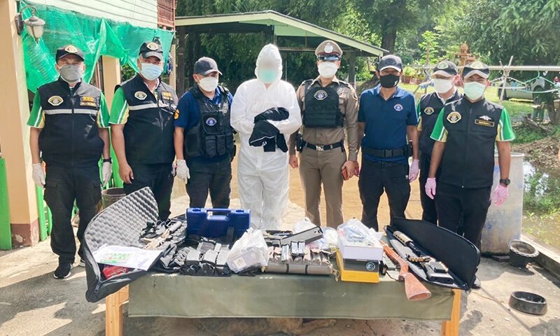 ตำรวจกองปราบฯ จับกุมอาวุธปืนเถื่อน