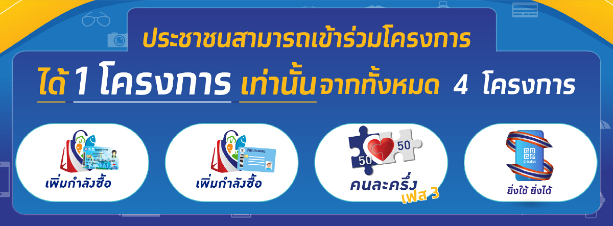 ครม. ปรับเกณฑ์ใหม่ "ยิ่งใช้ยิ่งได้" แจก e-Voucher เพิ่มเป็น 1 หมื่นบาท