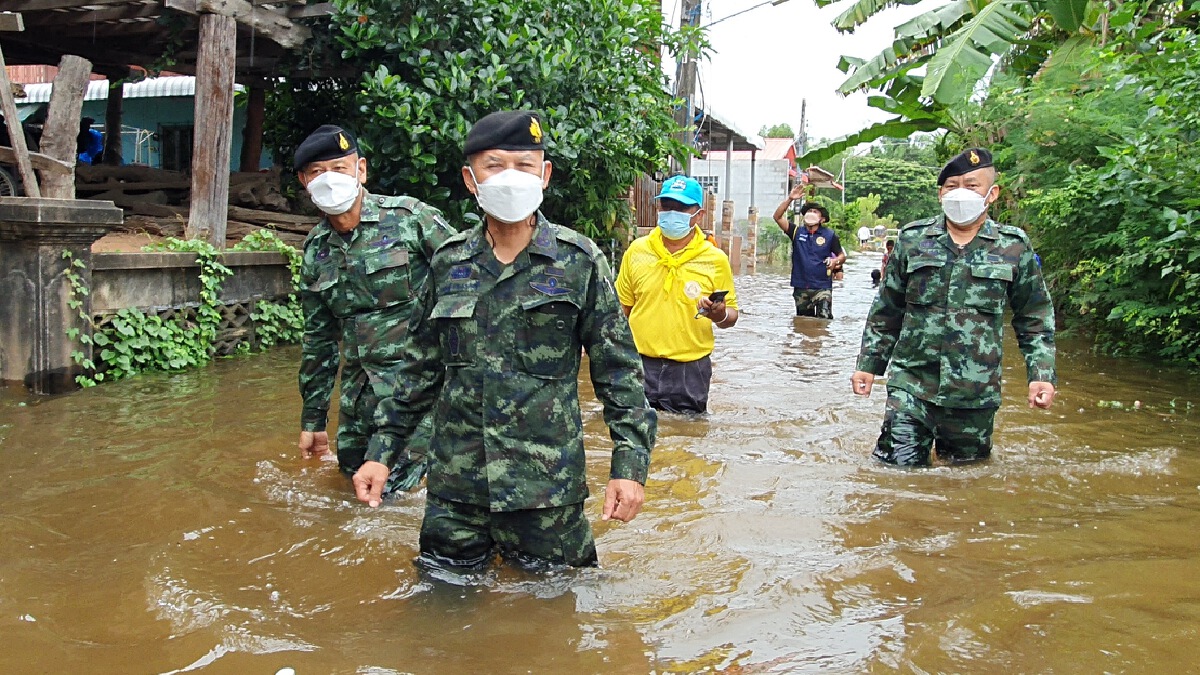 น้ำชีท่วมร้อยเอ็ดแล้ว 4 ตำบล บ้านเรือนถูกน้ำท่วมแล้วนับ 100 หลัง