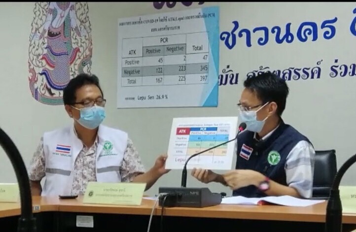 สสจ.นครศรีธรรมราชยืนยัน ประชาชนใช้ ATK เล่อปู๋ตรวจหาเชื้อ