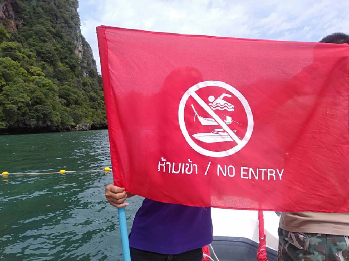 วางทุ่นไข่ปลา บริเวณอ่าวไร่เลย์ตะวันออก หลังพบปะการังฟื้นตัว