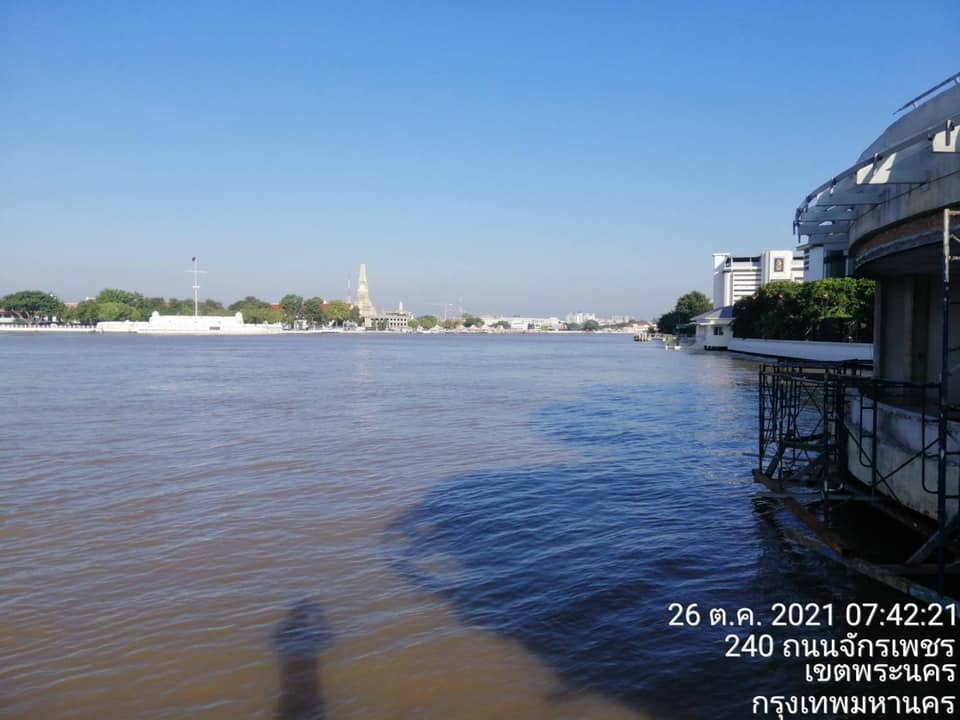 สถานการณ์น้ำเหนือไหลผ่านเจ้าพระยา ยังไม่กระทบกทม. เฝ้าระวังต่อเนื่อง