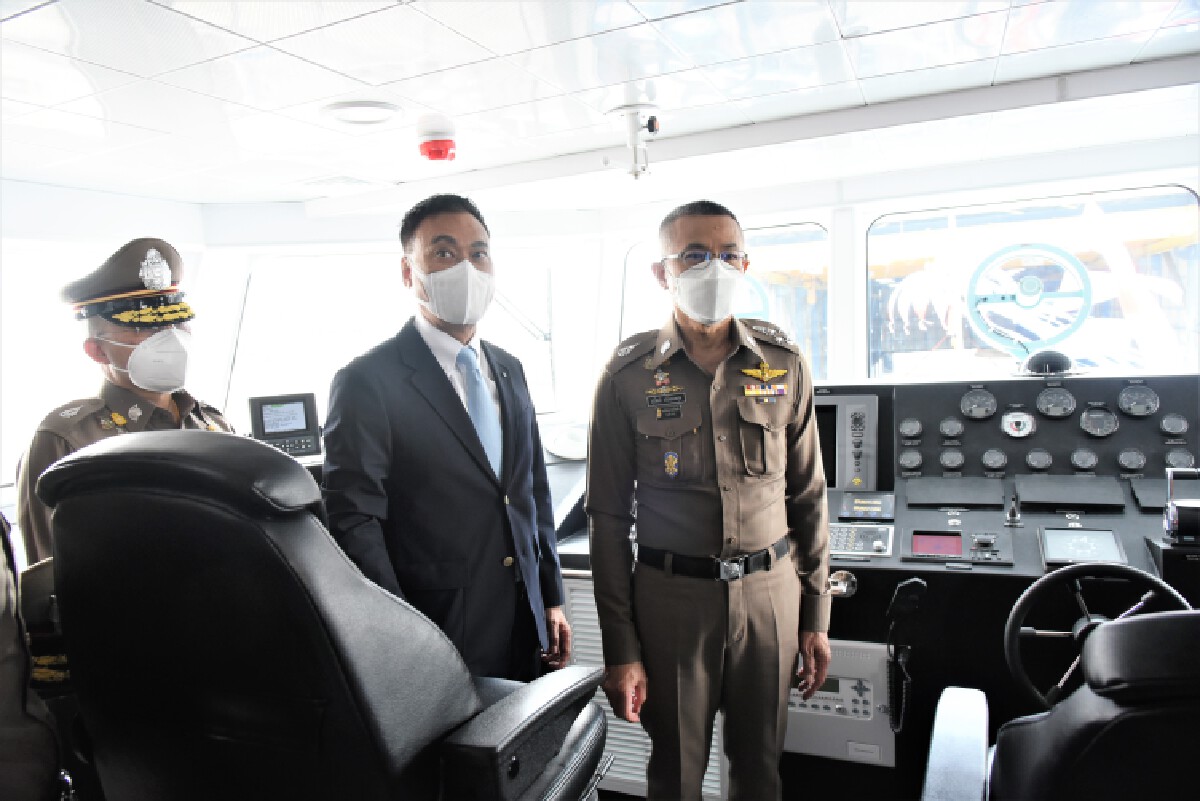 ตร.ปล่อยเรือตรวจการณ์ 1301 เสริมมั่นคงชายฝั่ง
