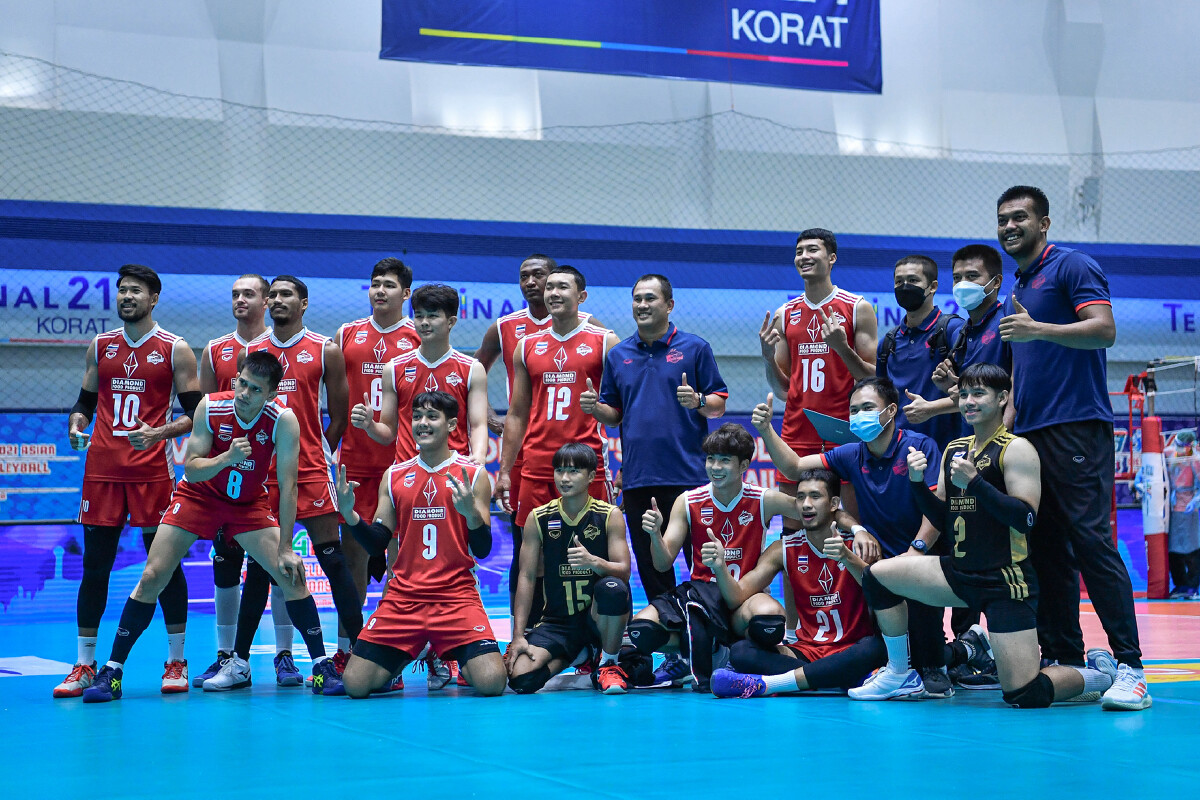 ไดมอนด์ ฟู้ดฯ พลิกเฉือนชัย เรบิสโก 3-2 เซต ศึกลูกยางสโมสรชิงแชมป์เอเชีย