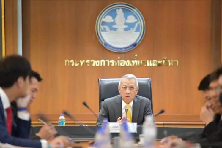 นายพิพัฒน์ รัชกิจประการ รัฐมนตรีว่าการกระทรวงท่องเที่ยวและกีฬา 